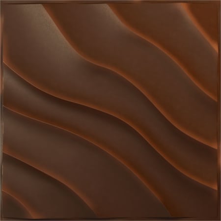 Ekena Millwork 19 5/8in. W x 19 5/8in. H Modern Wave EnduraWall Decorative 3D Wall Panel, Total 32.04 Sq. Ft., 12PK WP20X20MWDRU-CASE-12